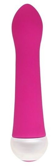 Розовый вибратор Fashion Succubi Caressing Vibe - 14,5 см.