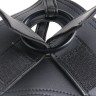 Коричневый страпон на трусиках Strap-on Harness Cock - 20,3 см.