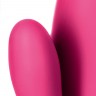 Ярко-розовый вибратор  Satisfyer Mr. Rabbit с клиторальным отростком - 22,1 см.