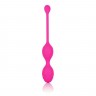 Розовые вагинальные шарики с ДУ и функцией памяти Remote Dual Motor Kegel System