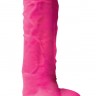Розовый фаллоимитатор Colours Pleasures 5" Dildo - 17,8 см.
