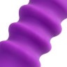 Фиолетовый анальный фаллоимитатор Drilly - 14 см.