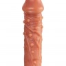 Насадка на фаллос с отверстием для мошонки EXTREME SLEEVE - 17,6 см.