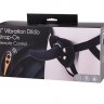 Черный поясной фаллоимитатор с вибрацией 5INCH VIBRATION DILDO STRAP-ON - 12,5 см.