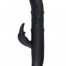 Черный вибратор-кролик Waname D-Splash Hail - 23,8 см.