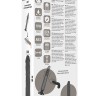 Черный вибратор на присоске Basecock Realistic Vibrator 2in1 - 20 см.