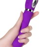 Фиолетовый вибратор PILO с wow-режимом - 20 см.