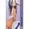 Фиолетовый вибратор PILO с wow-режимом - 20 см.