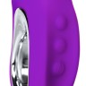 Фиолетовый вибратор PILO с wow-режимом - 20 см.