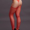 Пикантные чулки Suspender Rhinestone Pantyhose