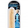 Телесная вибронасадка-удлинитель ORGASM GENERATOR SLEEVE - 16 см.