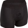Черные трусы-боксеры BOUNDLESS BOXER BRIEF HARNESS S/M