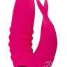 Ярко-розовая вибронасадка на палец Finger Vibrator