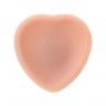 Телесный фаллос на присоске Silicone Bendable Dildo M - 18 см.