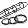 Набор Cockcage and Ring Set: насадка и эрекционные кольца на пенис