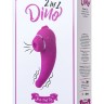 Розовый вакуум-волновой стимулятор клитора Dino с вибрацией