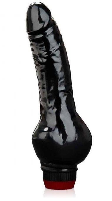 Черный анальный вибратор 5" Vibrating Anal Dildo