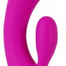 Лиловый вибратор-кролик Super Soft Silicone Rabbit Vibrator - 17,7 см.