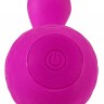 Лиловый вибратор-кролик Super Soft Silicone Rabbit Vibrator - 17,7 см.