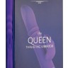 Фиолетовый вибратор-кролик The Queen Thrusting Vibrator - 29 см.
