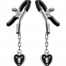 Зажимы на соски с подвесками-замками Charmed Heart Padlock Nipple Clamps