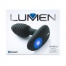 Черный интерактивный вибратор OhMiBod Lumen for Kiiroo с подсветкой - 10,2 см.