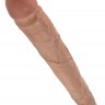 Кофейный двусторонний фаллоимитатор 16" Thick Double Dildo - 40,6 см.