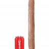 Кофейный двусторонний фаллоимитатор 16" Thick Double Dildo - 40,6 см.