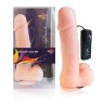 Реалистичный фаллоимитатор с ротацией Realistic Cock Vibe - 18 см.