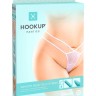 Белые трусики Remote Bow-Tie G-String XL-XXL с вибрацией и анальным стимулятором