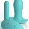 Белые трусики Remote Bow-Tie G-String XL-XXL с вибрацией и анальным стимулятором