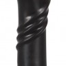 Чёрный вибратор-рука для фистинга The Black Fist Vibrator - 24 см.