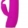 Лиловый вибратор-кролик с функцией сквирта Cumshot Rabbit Vibrator - 24 см.