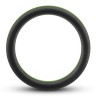 Черно-зеленое эрекционное кольцо Silicone Go Pro Cock Ring 