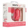 Розовое виброяйцо Vibrating G-spot Egg medium с пультом ДУ
