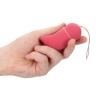 Розовое виброяйцо Vibrating G-spot Egg medium с пультом ДУ