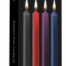 Набор из 4 разноцветных восковых свечей Teasing Wax Candle