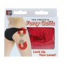 Металлические наручники с красной меховой опушкой METAL HANDCUFF WITH PLUSH RED