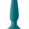 Бирюзовая анальная пробка с вибрацией Satisfyer Plug-ilicious 1 - 13,5 см.