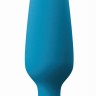 Голубая анальная мини-пробка Small Plug - 11,5 см.