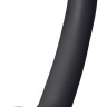 Черный фаллос на присоске Silicone Bendable Dildo S - 17 см.