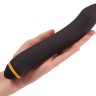 Чёрный вибратор для массажа G-точки Turbo G-Spot - 22,2 см.