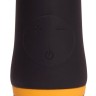 Чёрный вибратор для массажа G-точки Turbo G-Spot - 22,2 см.