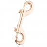 Черные наручники PREMIUM HANDCUFF WITH HOOK с золотистой перемычкой