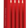 Набор из 4 красных восковых свечей Teasing Wax Candles