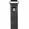 Черный кляп-кольцо с кожаными ремешками  Silicone Ring Gag with Leather Straps