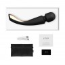Черный вибромассажёр Lelo Smart Wand 2 Large - 30,4 см.