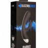 Чёрный вибратор E-Stimulation Rabbit Vibrator с электростимуляцией - 19 см.