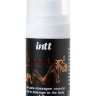 Жидкий массажный гель INTT VIBRATION Peach с ароматом персика и эффектом вибрации - 17 мл.