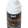 Жидкий массажный гель INTT VIBRATION Peach с ароматом персика и эффектом вибрации - 17 мл.